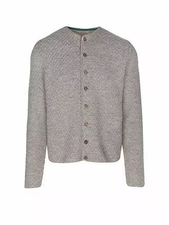 GOTTSEIDANK | Gilet traditionnel en tricot Xavier | hellgrau